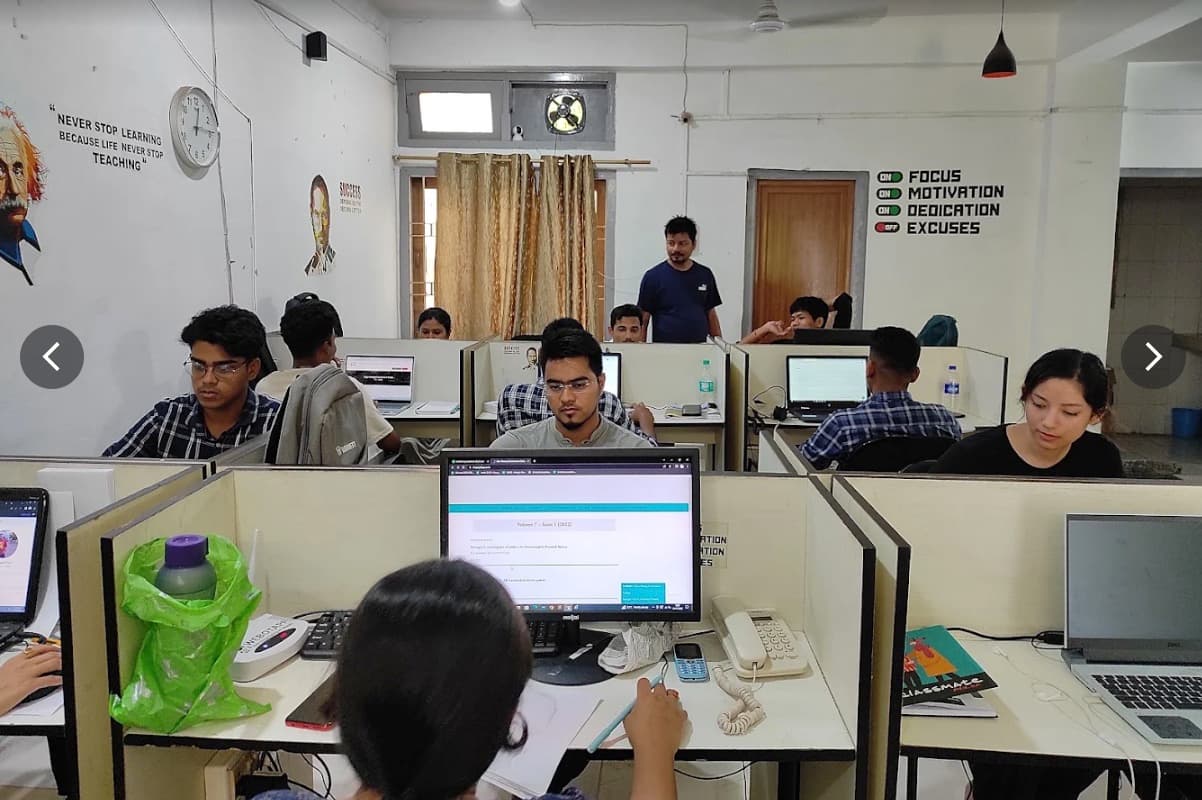 Classroom seating area at Webotapp Academy Guwahati